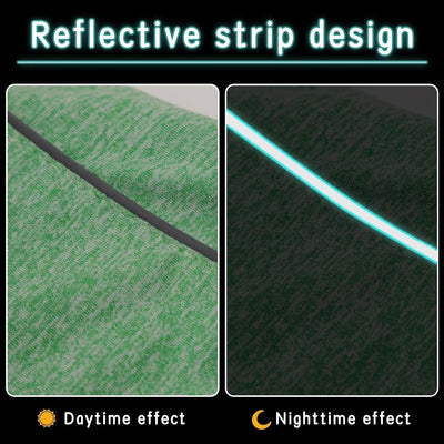 Stay Safe at Night: Stylish Reflective Strip Dog Shirt & Tank Top - Soft, Breathable Clothes with Sun Protection, Quick Dry, Stretchy, Lightweight for Small to Large Dogs Sea Blue M