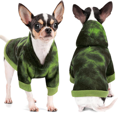 Vibrant Tie-Dye Dog Hoodie with Convenient Leash Hole – Stylish and Cozy Sweatshirt for Small, Medium, and Large Dogs, Perfect for Walks, Casual Outings, and Everyday Comfort.Purple tie-dye 4XL