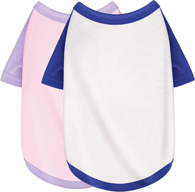 Stylish Pink Color Block Dog Shirt: Premium Polycotton Blend, Comfortable, Breathable, and Wrinkle-Resistant. Perfect Apparel for Small, Medium, & Large Dogs, a Must-Have for Pet Lovers XXL