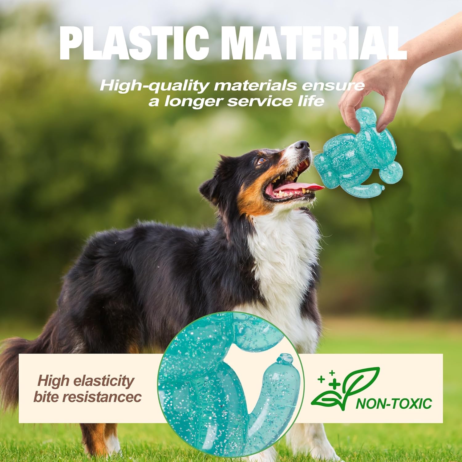 Monkey Dog Chew Toy, Indestructible Dog Rubber Toy for Medium & Large Dogs, Tough No Stuffing Puzzle Toy, Anxiety Relief & Dental Care, Interactive Cognitive Toy, 4.92inch (Green)