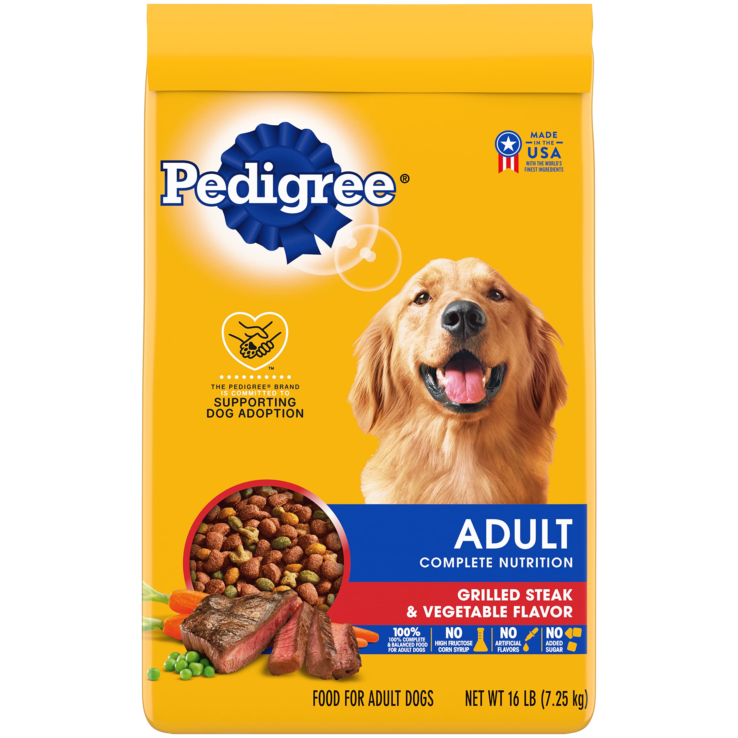 Pedigree Complete Nutrition Adult Dry Dog Food, Roasted Chicken & Vegetable Flavor,18 lb. Bag