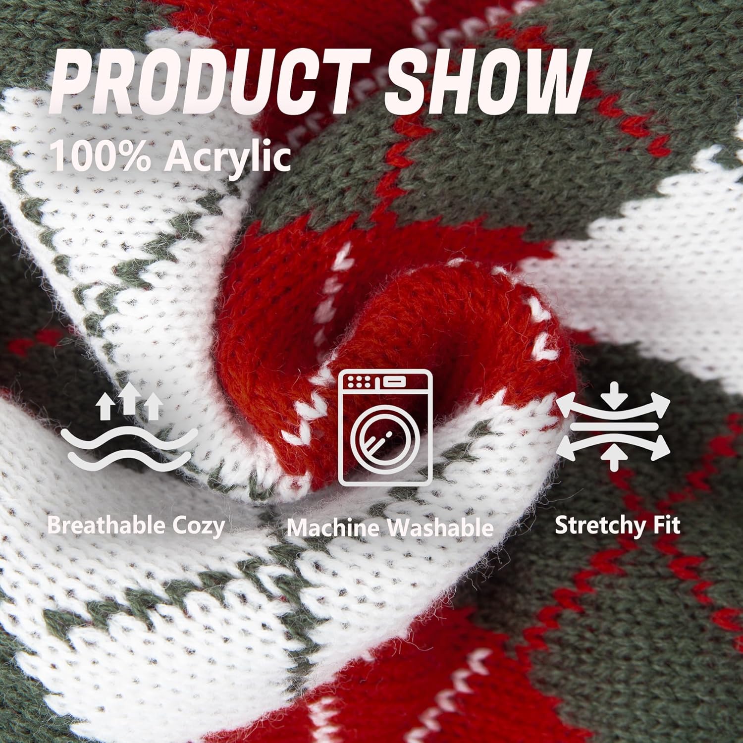 Dog Sweater, Soft Dog Sweaters for Small Medium Dogs Cats Girl Boy, Classic Knitted Turtleneck Outdoor Pet Clothes for Dogs Girl Boy, Christmas Puppy Kitten Sweater with Leash Hole, Red, Medium