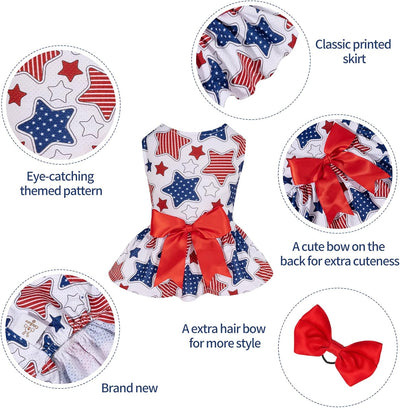 CuteBone Dog Mesh Dress Puppy Sundress Pet Outfit Summer Fashion for Small Dogs Girl Cat Clothes BF11XS