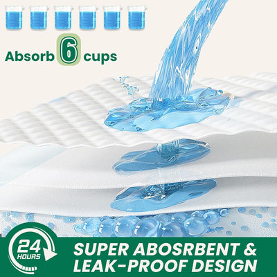 100 Count Large Dog Puppy Pads - 28"x30" Absorbent Potty Training Pads | Leakproof Quick-Dry Disposable Pee Pads for Puppies & Adult Dogs | Indoor, Outdoor, Crate, Housebreaking Use
