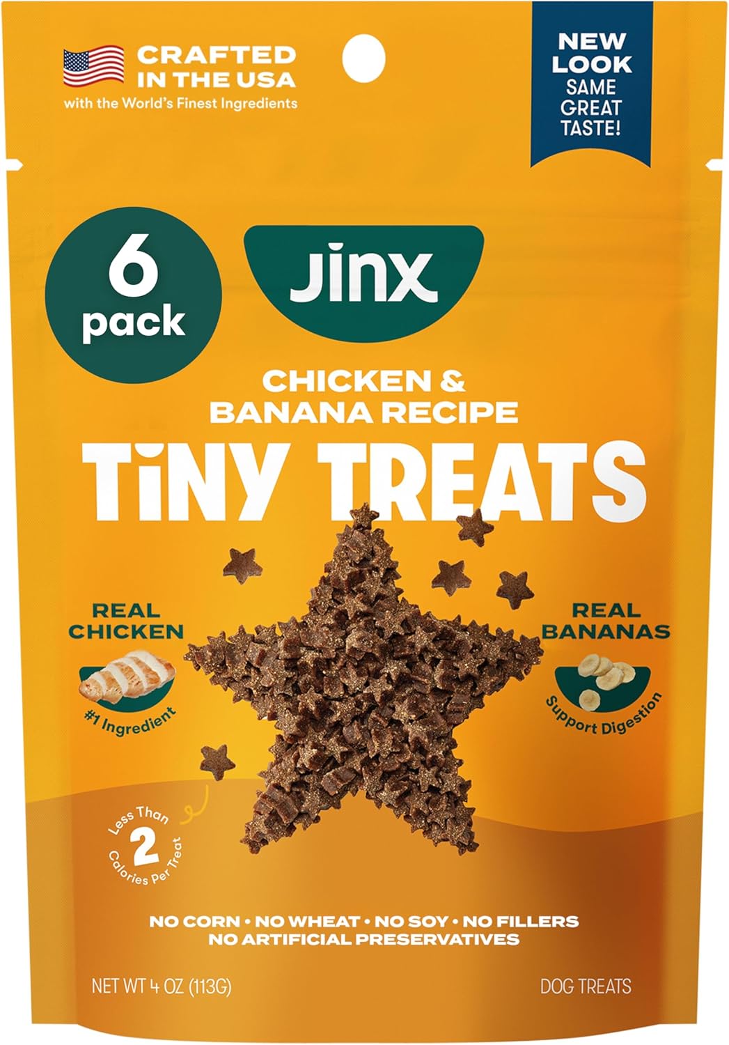 Jinx Beef Dog Training Treats - Healthy All-Natural Mini Bite-Sized Dog Treats for Training with Grass-Fed Beef - Pet Products for All Dogs (Puppies, Adults & Seniors) - 4oz