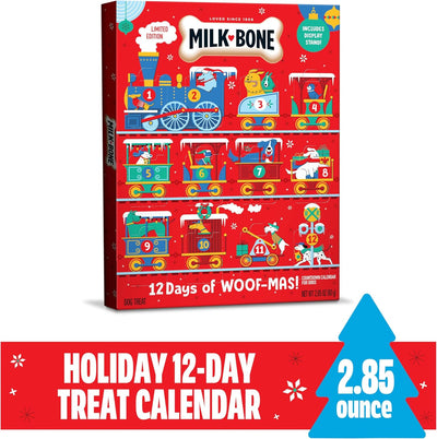 Milk-Bone Holiday 12 Day Treat Calendar, 2.85 oz Box