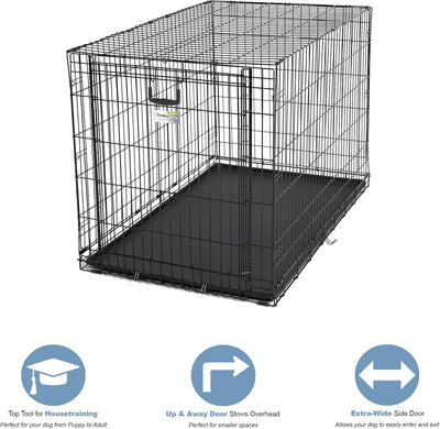 MidWest Homes for Pets Ovation Single Door Crate with Up and Away Door, 48-Inch