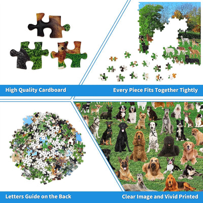 1000 Piece Puzzle For Adults 101 Lawn Puppies Puzzles For Adults 1000 Pieces Dogs Park Jigsaw Puzzles 1000 Pieces For Adults 101 Puppy Group Photo Puzzle 1000 Pieces, 1000 Piece Puzzle Dog 1000 Puzzle