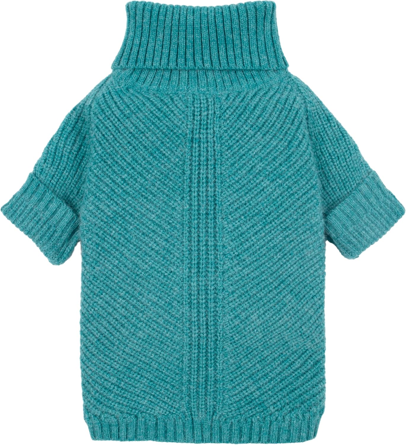 Fitwarm Thermal Knitted Dog Sweater Doggy Winter Coat Pet Clothes Doggie Turtleneck Jacket Puppy Outfits Cat Sweatsuit Sage Green Medium