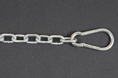 Bushwhacker Chew Proof Truck Bed Dog Tether Chain for SUV and UTV – Heavy-Duty Pet Leash Harness Vehicle Restraint Cable with Tie Down Out for Safe and Secure Pet Transportation